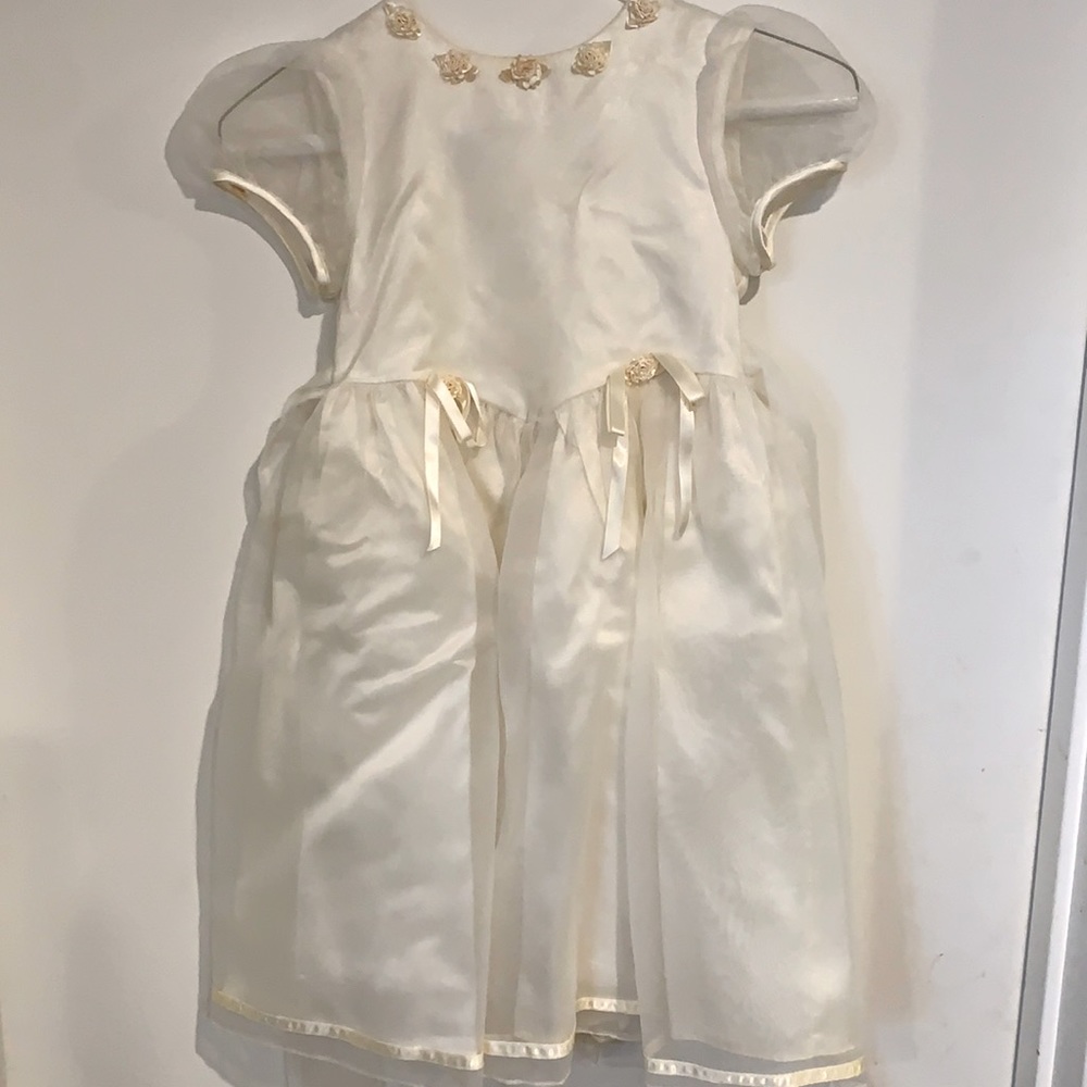 Jessica McClintock Girl’s Formal Flower Dress Sz4